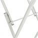 Mesa dobrável de metal Perla para jardim 60x60 Branco