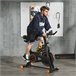 Bicicleta Estática Aço, PVC, ABS HOMCOM Laranja