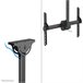 Suporte de Mesa para Ecrã CL35-440BL16XL Preto