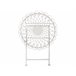 Beliani Mesa de jardim STIFFE Branco/ Bege