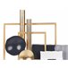 Beliani Acessório decorativo SULFUR Dourado