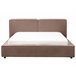 Beliani Cama com estrado Bouclé LINARDS 210x242 Branco