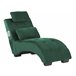 Beliani Chaise-longue Veludo SIMORRE Verde