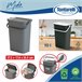 Recipientes para reciclagem Cinza