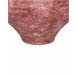 Beliani Jarro de flores SAURY Vermelho