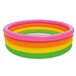 Piscina insuflável INTEX 4 aros coloridos 168x46 cm - 617 l Multicor
