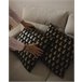 Beliani Almofada decorativa LEROY Preto