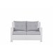 Beliani Conjunto lounge Ratan sintético MARINO Branco