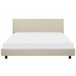 Beliani Cama Poliéster ALBI 190x211 Bege