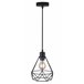 Candeeiro de teto JOHNY 10W E27 marca CONFORAMA Preto