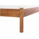 Beliani Cama com estrado Pinho BARRET 106x210 Castanho