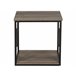 Beliani Mesa de apoio FORRES 56x56 Castanho