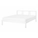 Beliani Cama Madera de pino VANNES 147x209 Branco