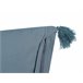 Beliani Cojín decorativo SETARIA Azul
