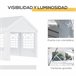 Pérgola de Jardim Aço, PE Outsunny 600x400 Branco