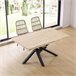 Mesa de jantar Xena Fit 150 90x90 Carvalho
