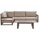 Beliani Conjunto lounge TIMOR Madeira
