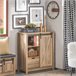 Aparador SoBuy FSB59-BR - Porta deslizante Granary Castanho