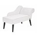 Beliani Chaise longue versão à direita Poliéster BIARRITZ Branco