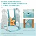 Escorrega e Baloiço para Crianças HDPE, PP HOMCOM Multicor