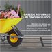 Abrigo e Jardim Metálico Aço galvanizado e PP Outsunny 386 Cinza Claro