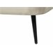 Beliani Chaise longue Veludo ALLIER Bege