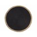 Beliani Entrelaçado MENEMEN 120x120 Preto
