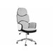 Beliani Silla de oficina SPLENDID Cinza Claro