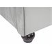 Beliani Cama com estrado Veludo AVALLON 152x233 Cinza Claro