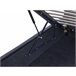 Beliani Cama com estrado Veludo VERNOYES 170x214 Preto