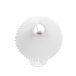 Beliani Candeeiro de mesa ALWERO Branco