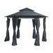 Beliani Pérgola de Jardim PORTEL 350x350 Grafito