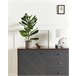 Beliani Planta artificial FIDDLE LEAF TREE Verde