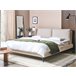 Beliani Cama com estrado Bombazine MELLE 195x240 Bege