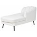 Beliani Chaise longue Bouclé ALLIER Bege