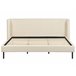 Beliani Cama Terciopelo ARETTE 204x206 Bege