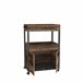 Camareira NELLEKE cor vintage e cimento Castanho