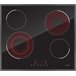 Placa de vitrocerâmica CONFORTEC CFH6244VTC 60cm 4 zonas Preto
