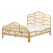 Beliani Cama com estrado Rattan/vime DOMEYROT 147x207 Castanho