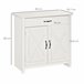 Aparador MDF, Melamina de Madeira HOMCOM Branco