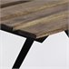 Conjunto de mesa de jardim e 4 cadeiras Bistrot Castanho