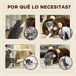 Arranhador para Gatos Melamina de Madeira, Pelúcia e Juta PawHut Castanho
