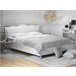 Beliani Cama com armazenamento Pele sintética METZ 189x215 Branco
