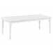 Beliani Mesa de centro KOKOMO 60x120 Branco