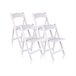 Pack 4 silla plegable Pleggo Branco