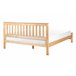 Beliani Cama com estrado Pinho MAYENNE Castanho