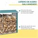 Abrigo para Lenha Aço Galvanizado Outsunny 240 Verde