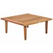 Beliani Conjunto lounge Madeira de acácia Creme