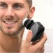 Máquina de Barbear Recarregável Ergonómica Multifunções 5 em 1 Preto