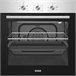 Forno elétrico SABA SB-BIMO-2023 multifunções 62 litros A Preto/ Inox